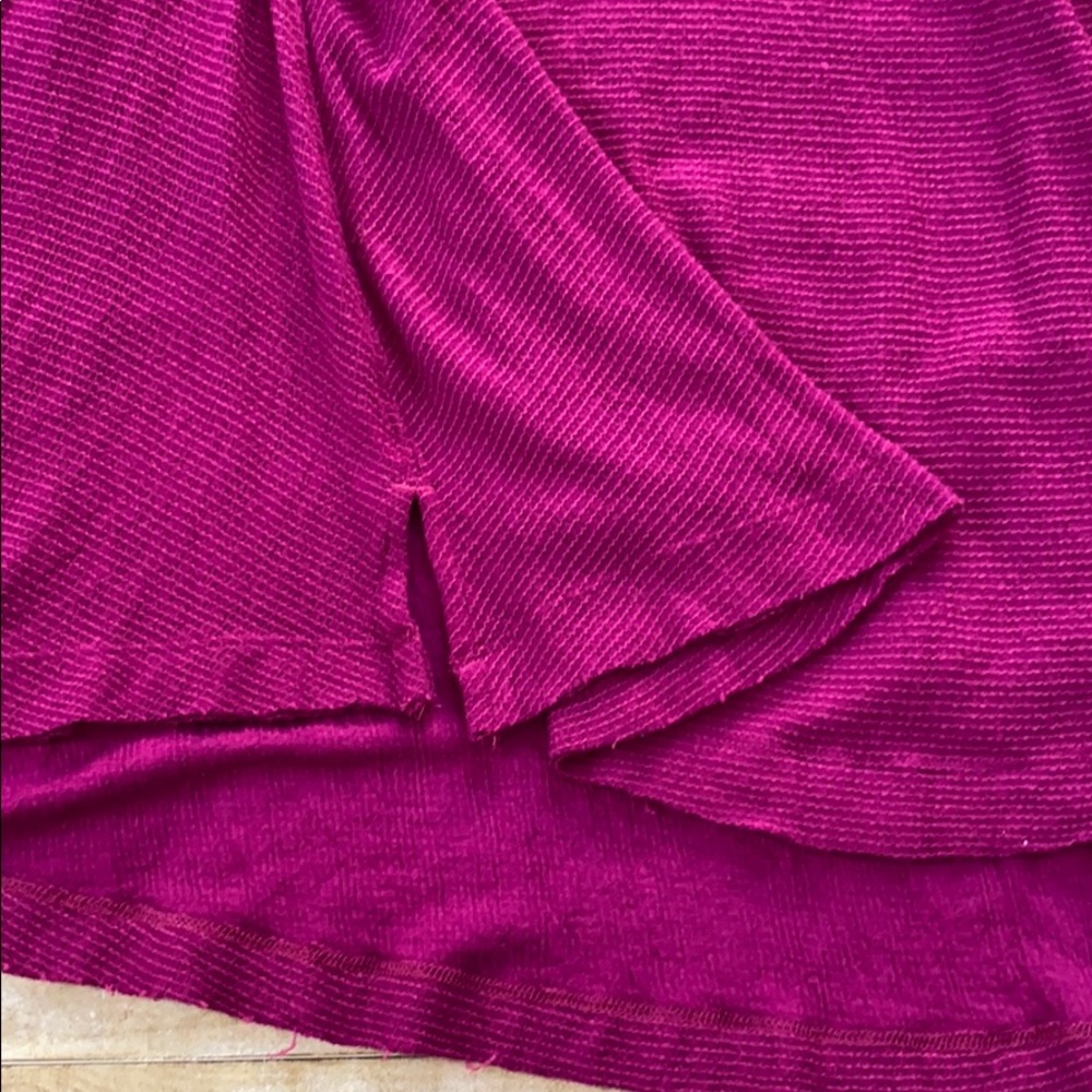 Free People Bondi Magenta Thermal Tank Size Med - Picture 7 of 9
